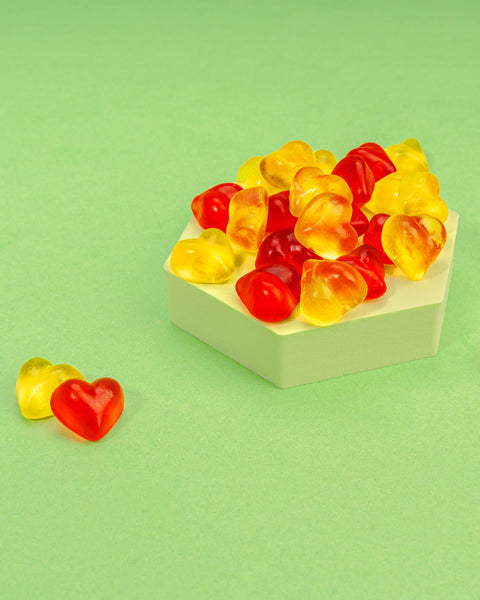 Fruchtgummi Pfirsichherzen – mit Fruchtsaft 4