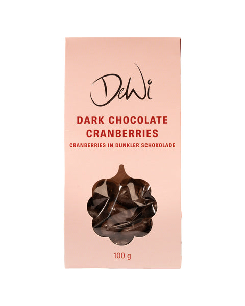 Cranberries in Zartbitterschokolade