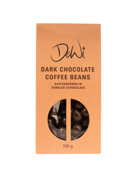 Kaffeebohnen in Zartbitterschokolade