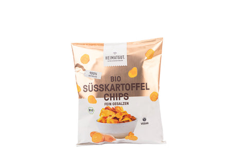Heimatgut Bio Süßkartoffelchips, 100g