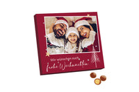 Personalisierter XS Adventskalender mit 24 Brandt Knusperkugeln in Vollmilchschokolade, 21 g