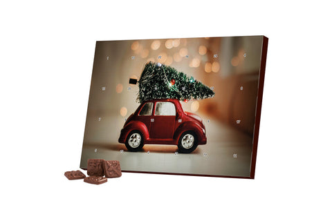 Tisch-Adventskalender mit Schokolade 3