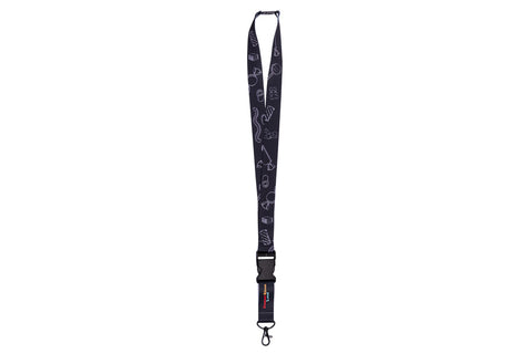 GBL Schlüsselanhänger Lanyard schwarz