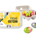 Ostersixpack mit Schoko-Eiern