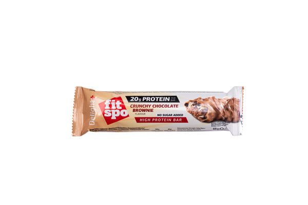 Protein Bar FitSpo Delight 60g Crunchy chocolate brownie