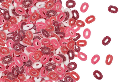 Rote Früchte Mini Ringe