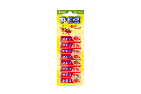 PEZ Blister Bonbons Erdbeere