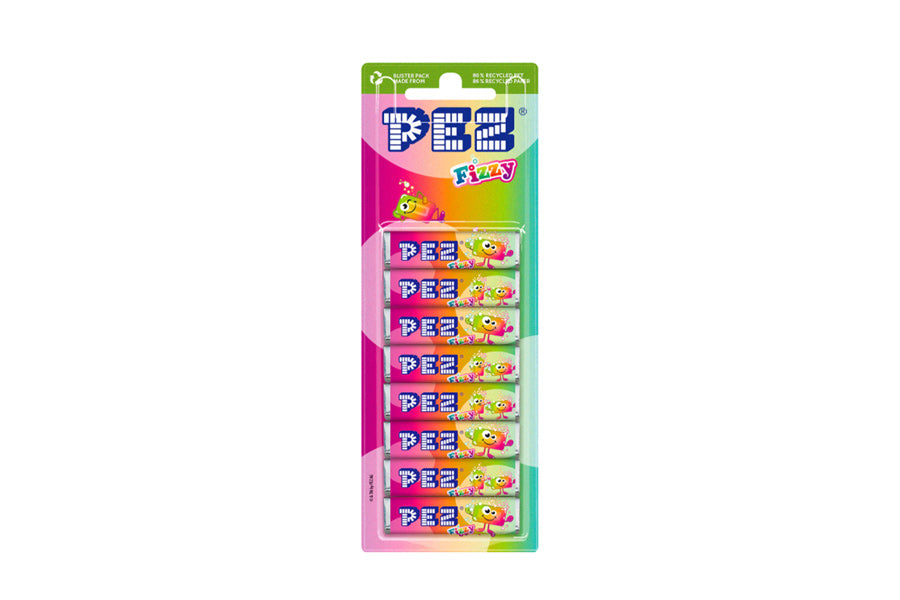 PEZ Blister Bonbons Fizzy