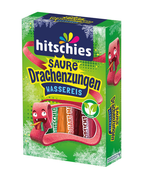 Hitschies saure Drachenzungen Wassereis 10 x 40ml 1