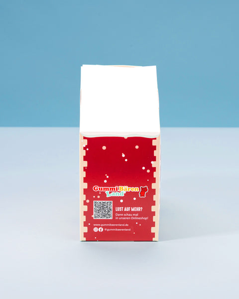 Adventskalender Haus mit Napolitains im Pergaminpapier - Weihnachtshaus