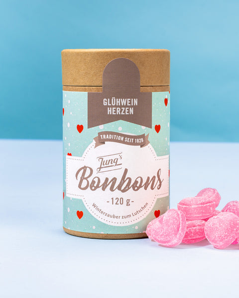 GBL Glühwein-Herzbonbons, Eco Dose