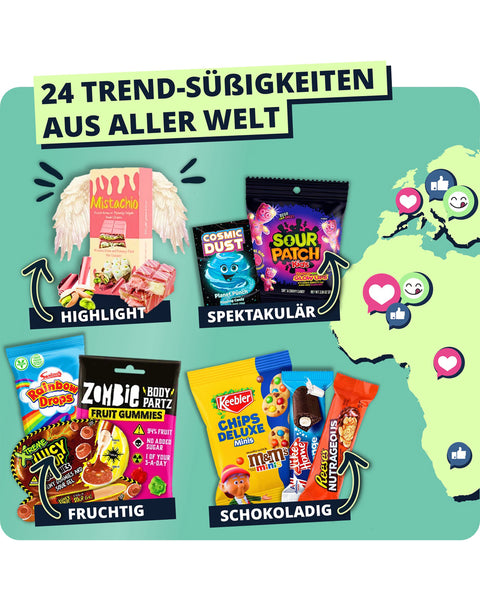 Monster Snack Bag Adventskalender International