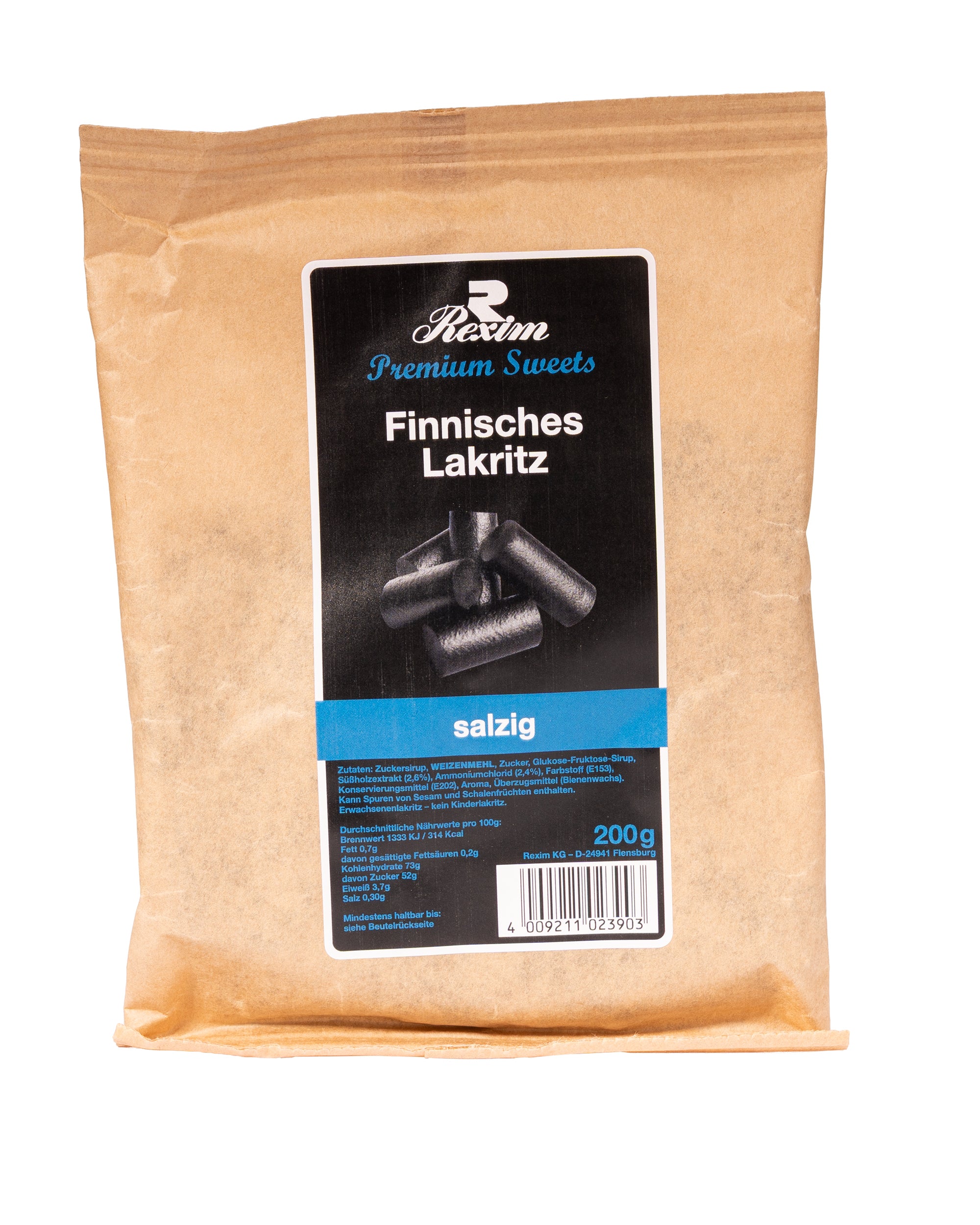 Rexim Finnisches Lakritz – salzig – Gummi Bären Land