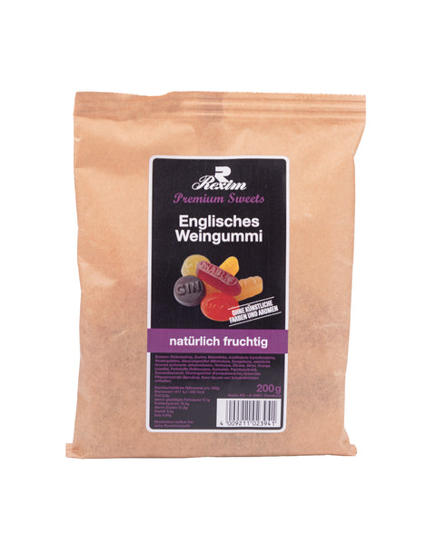 Rexim Fruchtgummi Englisches Weingummi