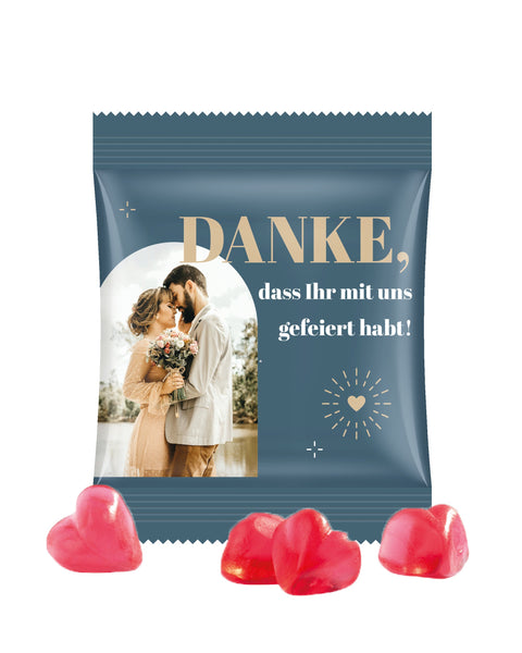Minitüte Fruchtgummi Herzen mit Fruchtsaft 10g