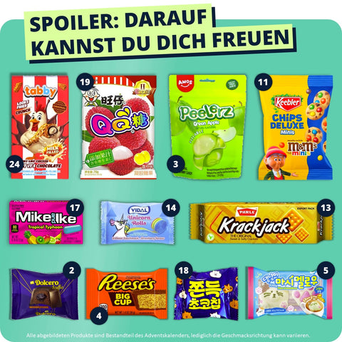 Monster Snack Bag Adventskalender International 6