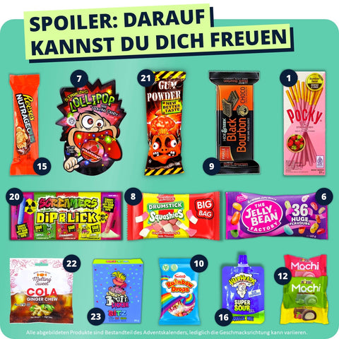 Monster Snack Bag Adventskalender International 7