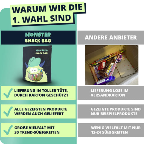 Monster Snack Bag Amerikanisch