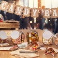 Candy Bar Zubehör Set inkl. 6 Kugelgläser