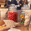 Candy Bar Zubehör Set inkl. 6 Vintage Gläser