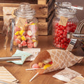 Candy Bar Zubehör Set inkl. 6 Gläser (sortiert)