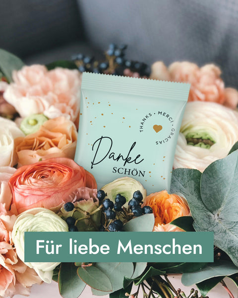 Minitüte Fruchsaft Herzen Danke, 10 | 25 | 50 Stück 6