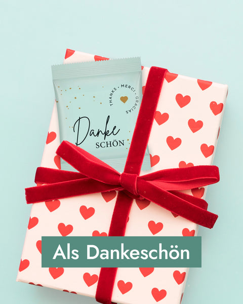 Minitüte Fruchsaft Herzen Danke, 10 | 25 | 50 Stück 4