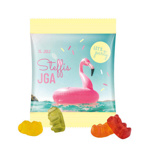 Minitüte vegane Fruchtgummi Bärchen mit Fruchtsaft 12g