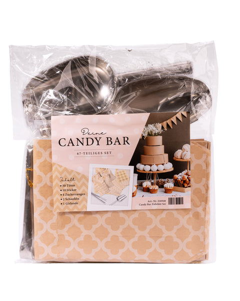 Candy Bar Zubehör Set inkl. Deko