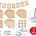 Candy Bar Zubehör Set inkl. 6 Gläser (sortiert)