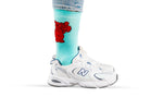GBL Socken Bärtram türkis, Größe 35-38