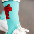 GBL Socken Bärtram türkis, Größe 35-38