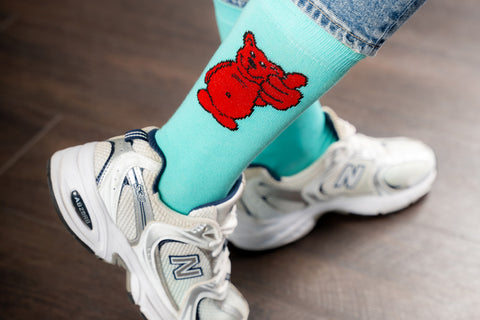 GBL Socken Bärtram türkis, Größe 35-38
