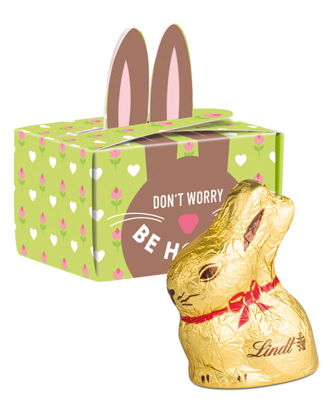 Geschenkbox Mini Hasenohren Lindt Osterhase 10g