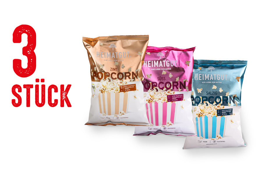 Heimatgut Bio Popcorn Vorteils-Bundle