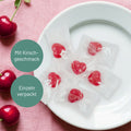 Herzbonbons Kirsche, einzeln verpackt im Flowpack 2