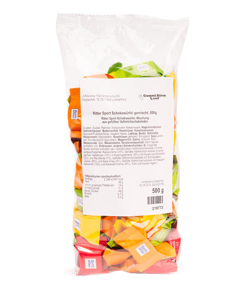 Ritter Sport Schokowürfel gemischt, 500g 3