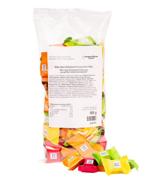 Ritter Sport Schokowürfel gemischt, 500g 1