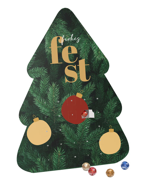 Shape Adventskalender Tannenbaum Lindor Lindt Mini Kugeln 109g