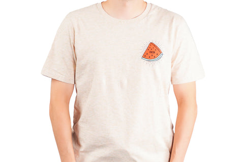 GBL T-Shirt Fresh Melon Heather Rainbow, S