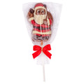 Schoko-Lolly Weihnachtsmann mit Glocke
