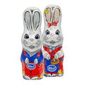 Kleiner Schoko-Hase in Stanniolfolie