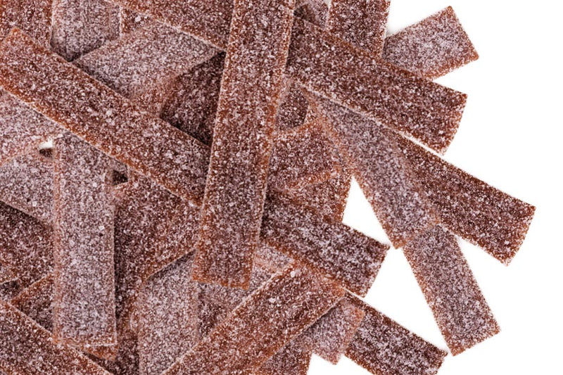 Saure Fruchtgummi Cola-Bänder
