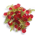 Sektglas gefüllt mit Fruchtgummi Rosen, 150g