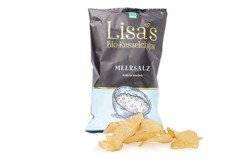 Lisa´s Bio Kartoffel-Chips Meersalz 125g