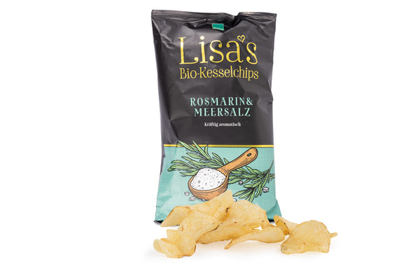 Lisa´s Bio Kartoffel-Chips Rosmarin & Meersalz