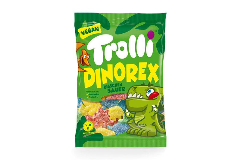 Fruchtgummi Dino Rex, vegan - Gummi Bären Land
