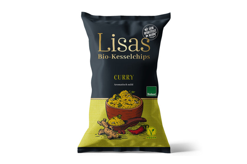 Lisa´s Bio Kartoffel-Chips Curry