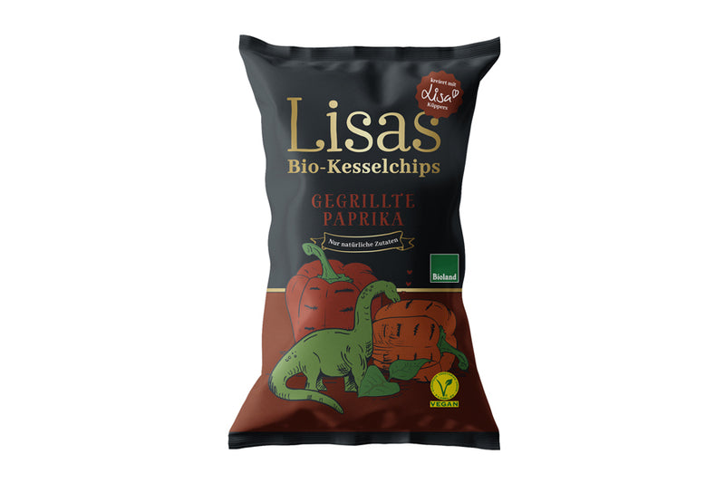 Lisas Bio-Kesselchips-Gegrillte Paprika