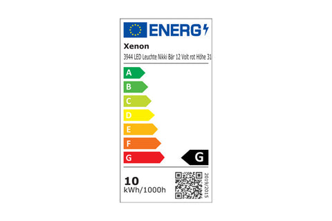 LED Lampe Nikki Bär, grün
